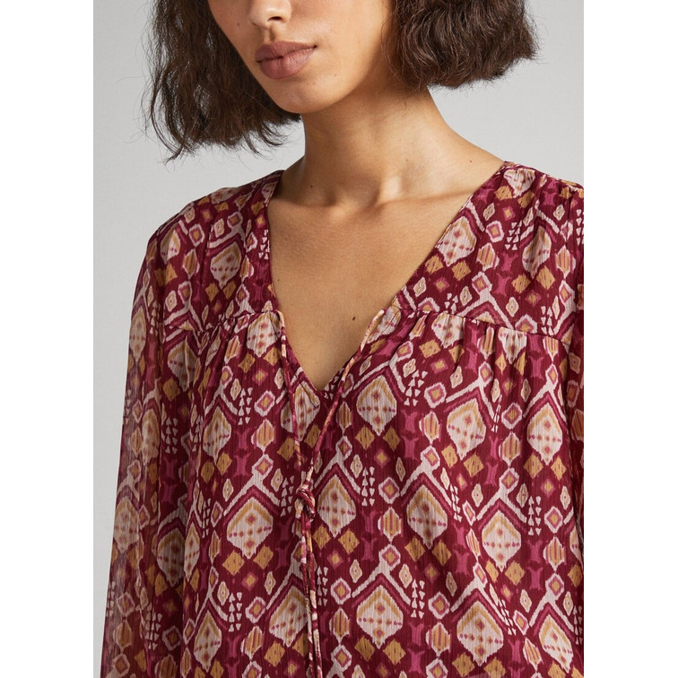 BLUSA ESCOTE OJO DE CERRADURA MUJER PEPE JEANS GENNY