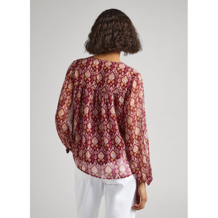 BLUSA ESCOTE OJO DE CERRADURA MUJER PEPE JEANS GENNY