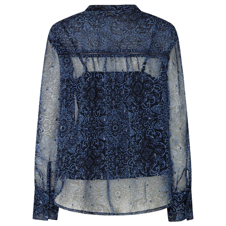 BLUSA CHIFÓN CON DETALLES FLORALES MUJER PEPE JEANS