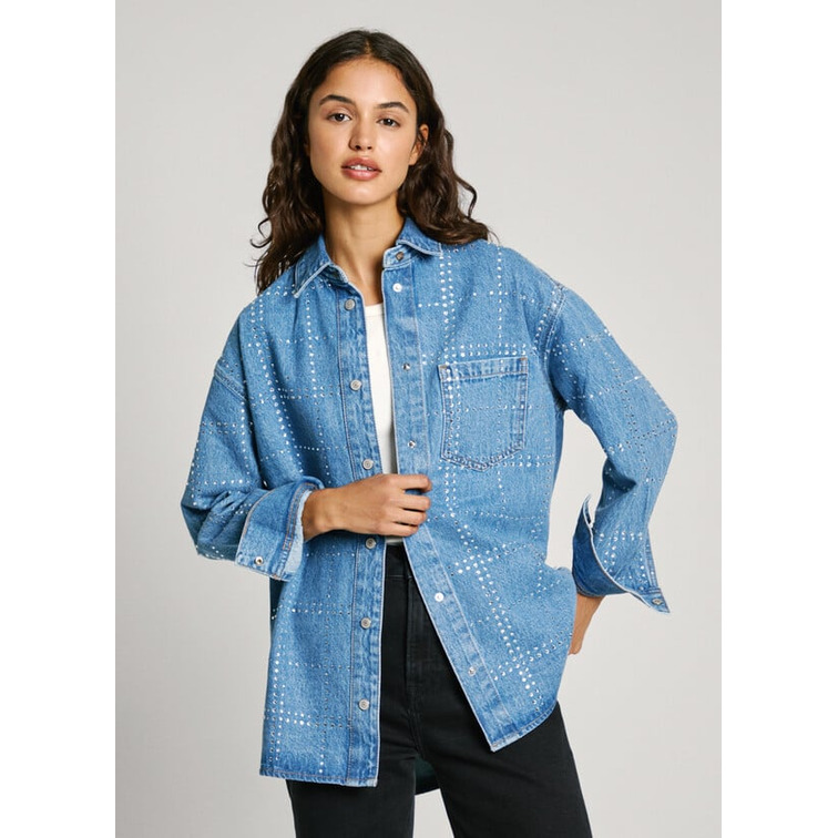 CAMISA VAQUERA OVERSIZE MUJER PEPE JEANS Korner