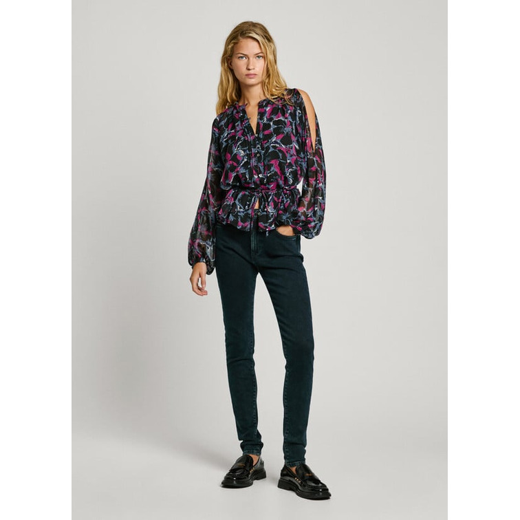 BLUSA TEJIDO CHIFÓN MUJER PEPE JEANS ESTAMPADO FLORAL