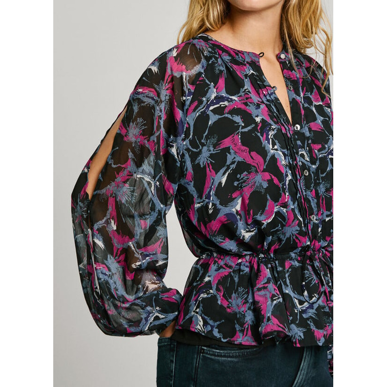BLUSA TEJIDO CHIFÓN MUJER PEPE JEANS ESTAMPADO FLORAL