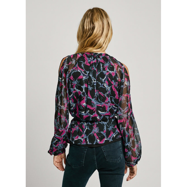 BLUSA TEJIDO CHIFÓN MUJER PEPE JEANS ESTAMPADO FLORAL