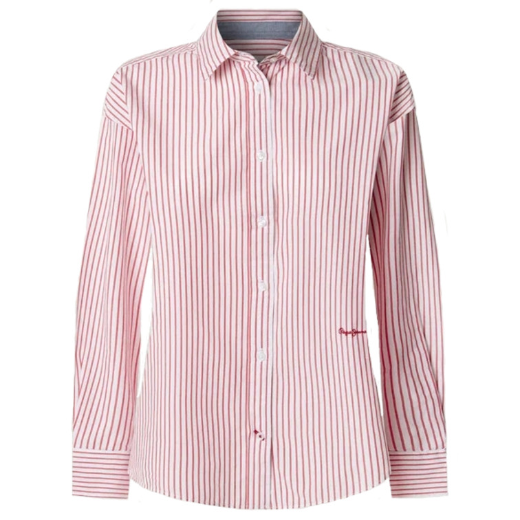 CAMISA A RAYAS MUJER PEPE JEANS FIT HOLGADO