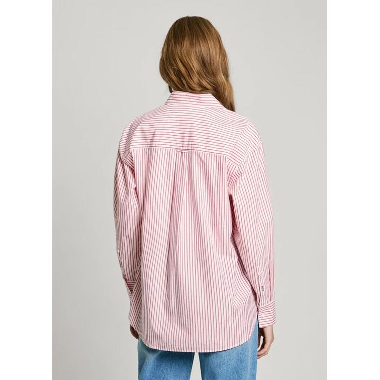 CAMISA A RAYAS MUJER PEPE JEANS FIT HOLGADO