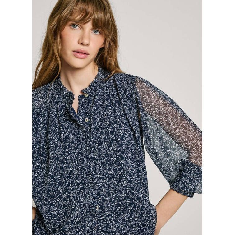 BLUSA FLUIDA MUJER PEPE JEANS ESTAMPADO FLORAL