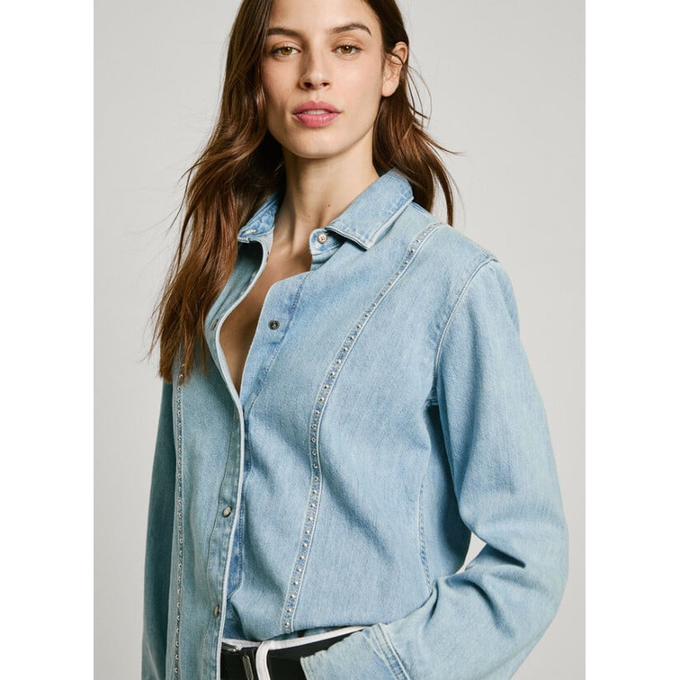 CAMISA VAQUERA MUJER PEPE JEANS FIT SLIM