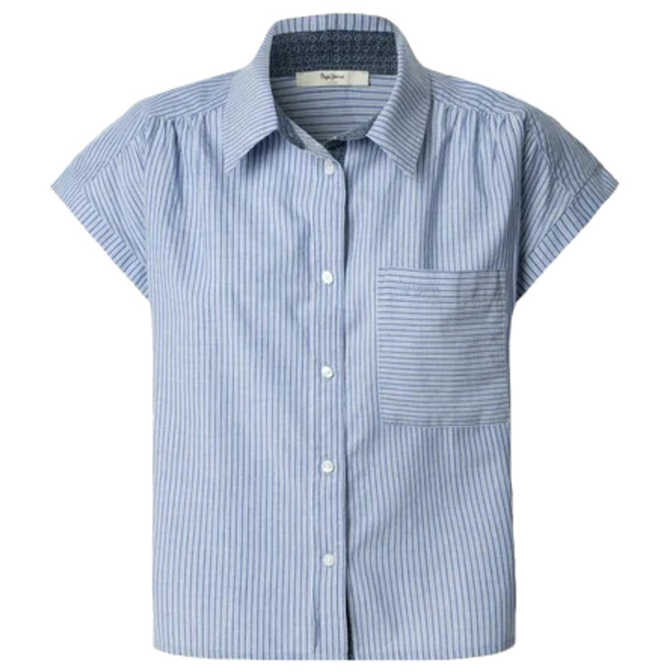 CAMISA DE RAYAS MUJER PEPE JEANS MARGA CORTA