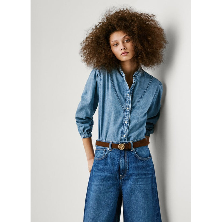 POLO MUJER  PEPE JEANS REGULAR DENIM BLOUSE