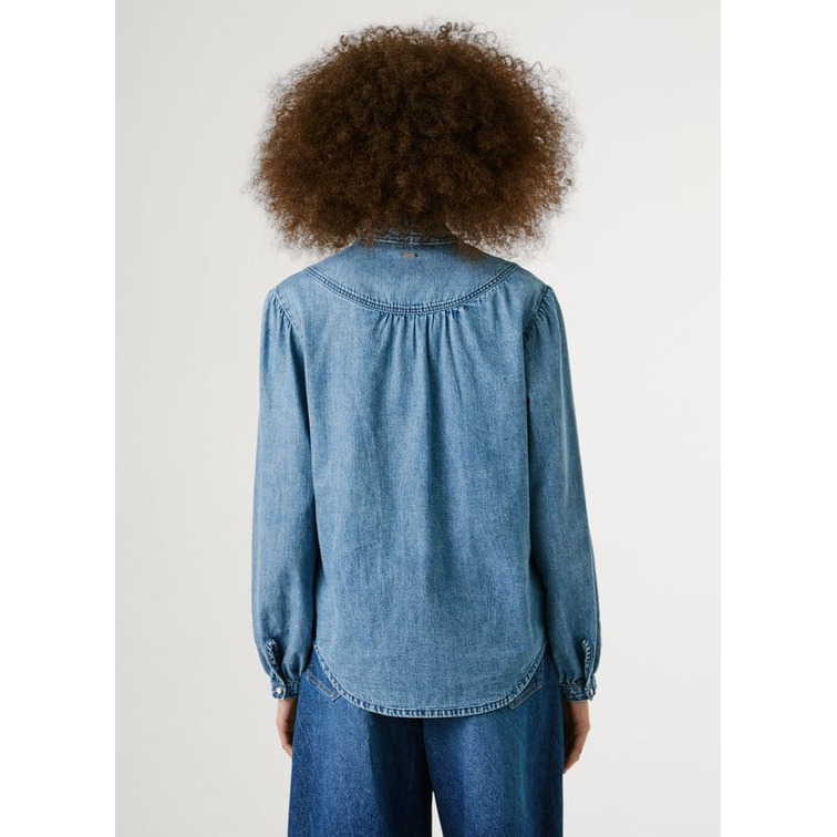 POLO MUJER  PEPE JEANS REGULAR DENIM BLOUSE