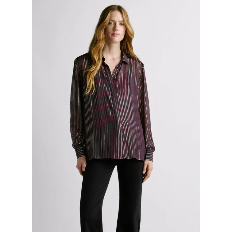 CAMISA FLUIDA MUJER PEPE JEANS A RAYAS