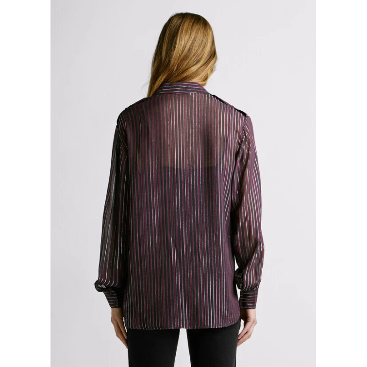 CAMISA FLUIDA MUJER PEPE JEANS A RAYAS