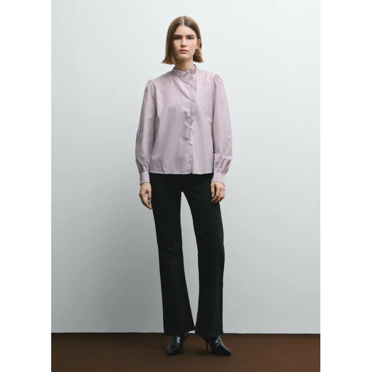 BLUSA POPELÍN MUJER PEPE JEANS CON VOLANTES