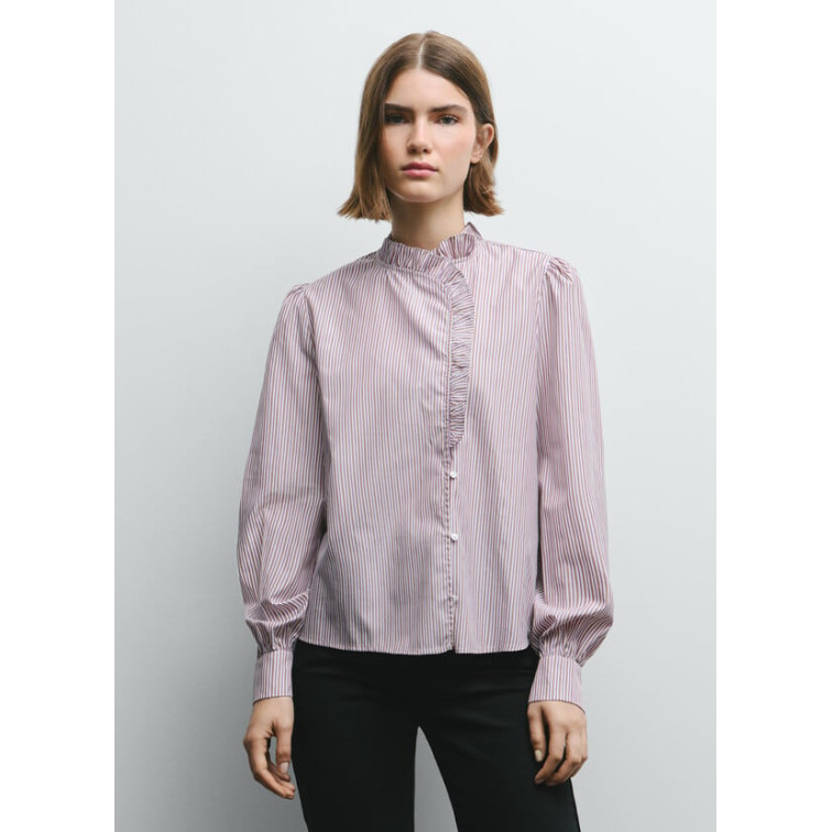BLUSA POPELÍN MUJER PEPE JEANS CON VOLANTES