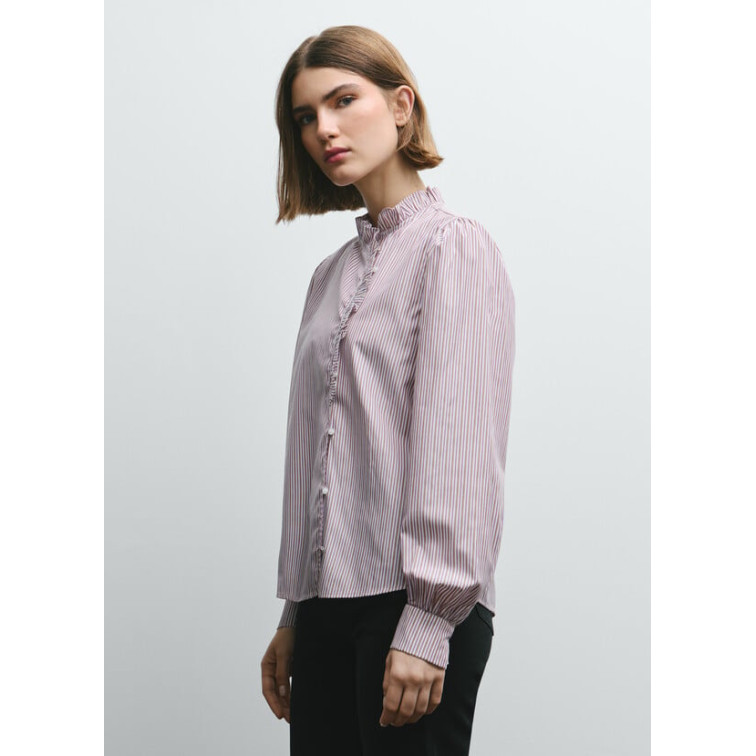 BLUSA POPELÍN MUJER PEPE JEANS CON VOLANTES