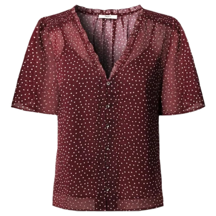 BLUSA CHIFÓN MUJER PEPE JEANS ESTAMPADO LUNARES