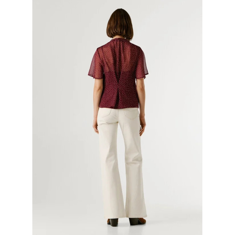 BLUSA CHIFÓN MUJER PEPE JEANS ESTAMPADO LUNARES