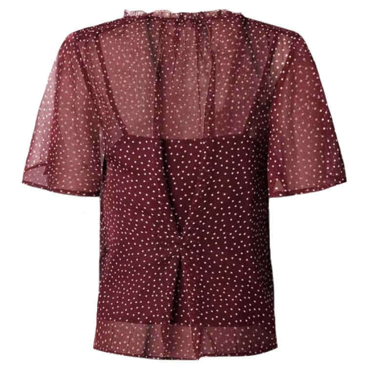 BLUSA CHIFÓN MUJER PEPE JEANS ESTAMPADO LUNARES