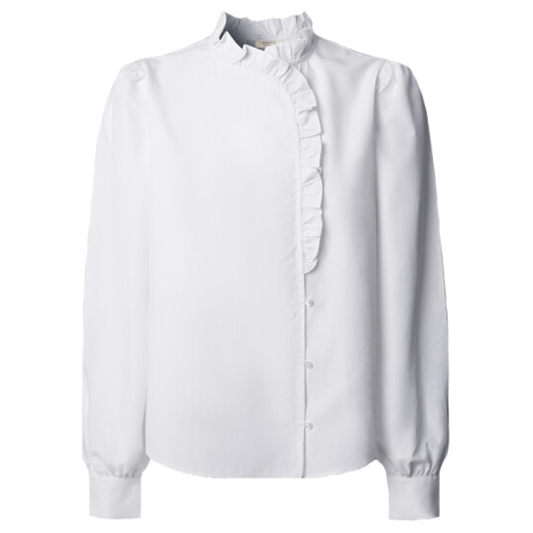 BLUSA POPELÍN MUJER PEPE JEANS CON VOLANTES