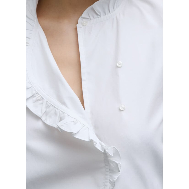 BLUSA POPELÍN MUJER PEPE JEANS CON VOLANTES