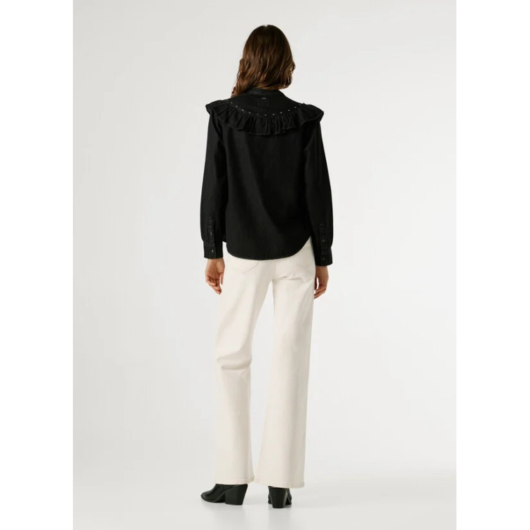 BLUSA DENIM MUJER PEPE JEANS FIT REGULAR