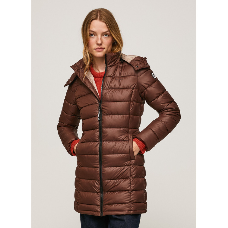 ABRIGO LARGO ACOLCHADO MUJER PEPE JEANS AGNES