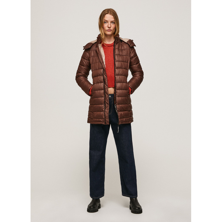 ABRIGO LARGO ACOLCHADO MUJER PEPE JEANS AGNES
