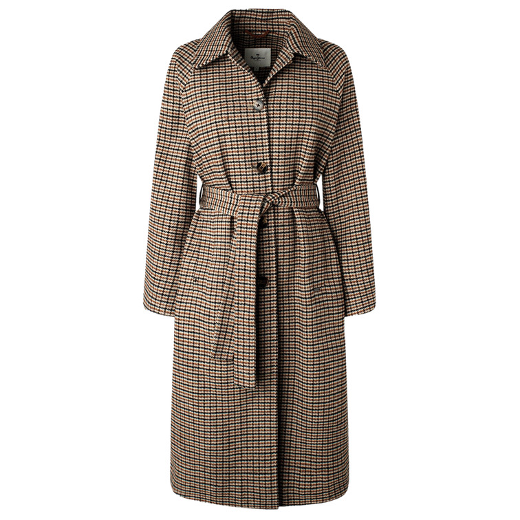 ABRIGO MIDI CON CINTURÓN MUJER PEPE JEANS AMANDA
