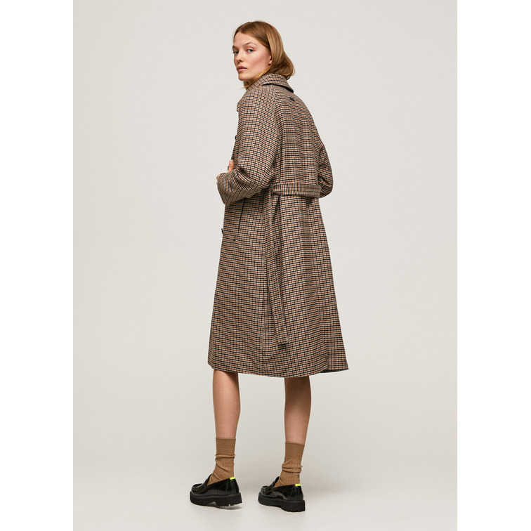 ABRIGO MIDI CON CINTURÓN MUJER PEPE JEANS AMANDA