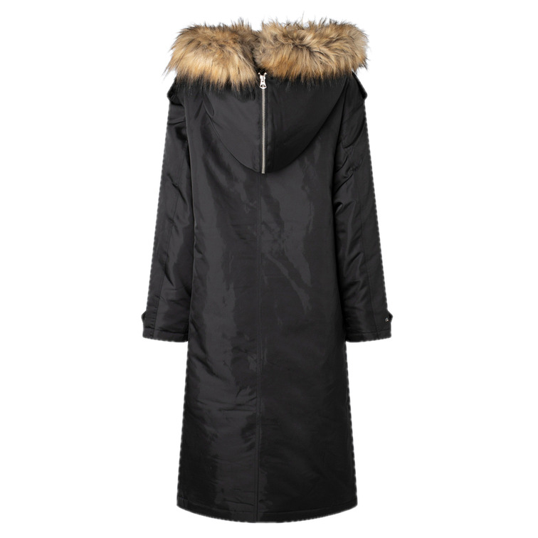 ABRIGO LARGO CON CAPUCHA CON PELO MUJER PEPE JEANS ANDREAH