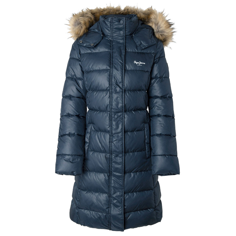 ABRIGO ACOLCHADO CON CAPUCHA DESMONTABLE MUJER PEPE JEANS ANJA
