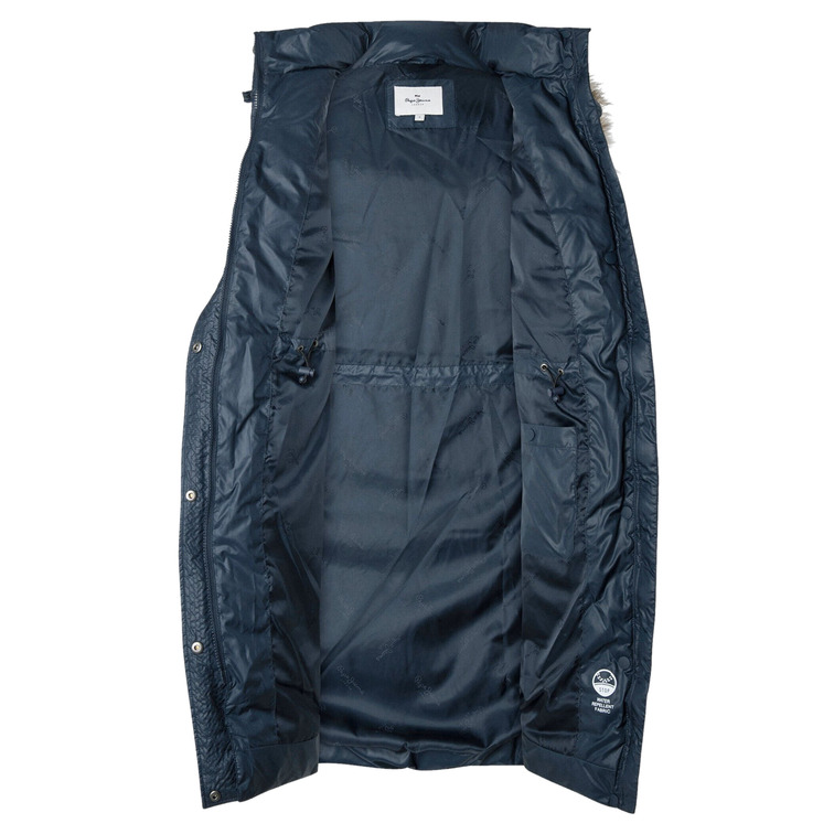 ABRIGO ACOLCHADO CON CAPUCHA DESMONTABLE MUJER PEPE JEANS ANJA