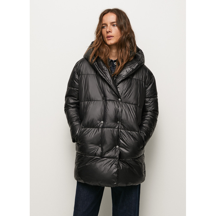 ABRIGO ACOLCHADO CON CAPUCHA MUJER PEPE JEANS APPLE