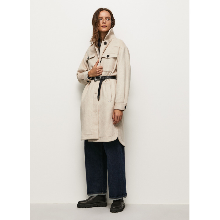 SOBRECAMISA LARGA DE SARGA MUJER PEPE JEANS VERUKA