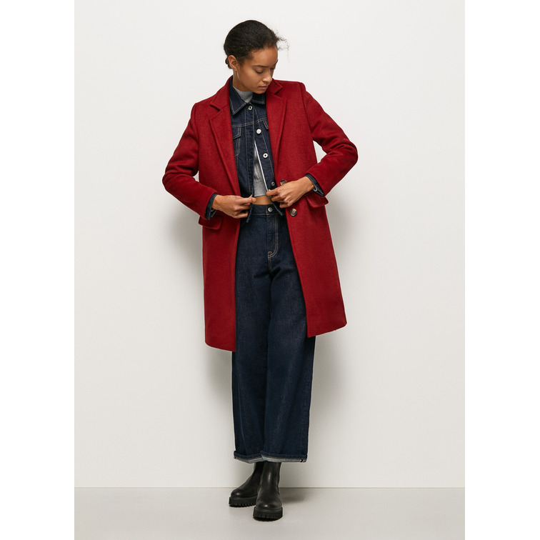 ABRIGO FORMAL EN MEZCLA DE LANA MUJER PEPE JEANS VICTORIA