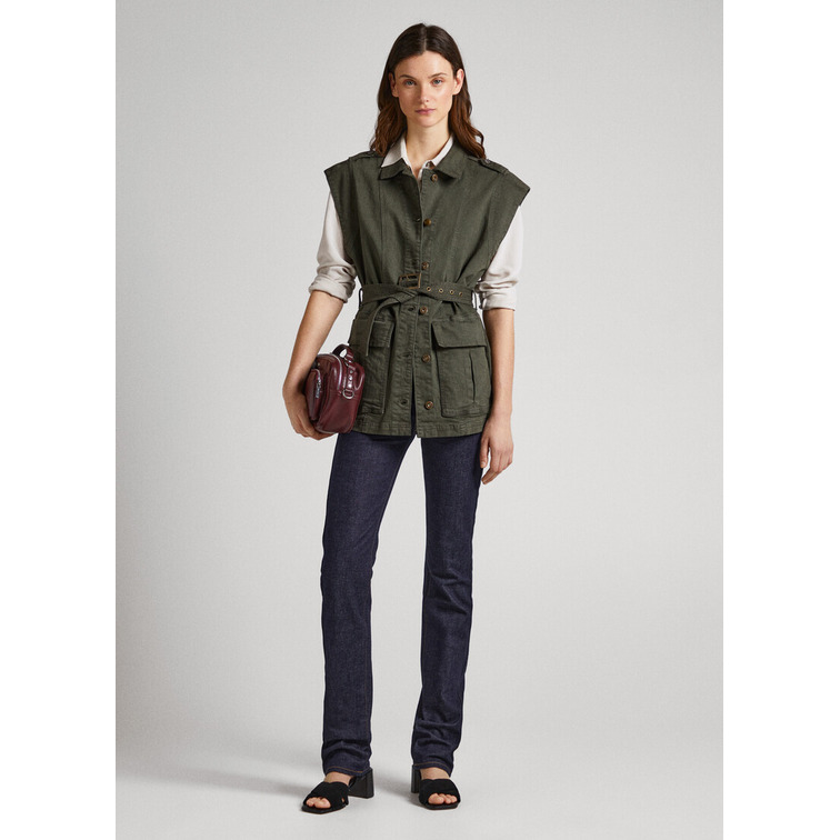 CHALECO CON CINTURÓN MUJER PEPE JEANS JOLINA