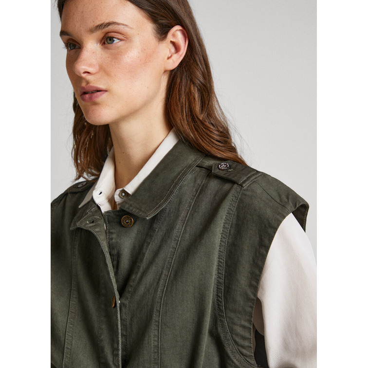 CHALECO CON CINTURÓN MUJER PEPE JEANS JOLINA