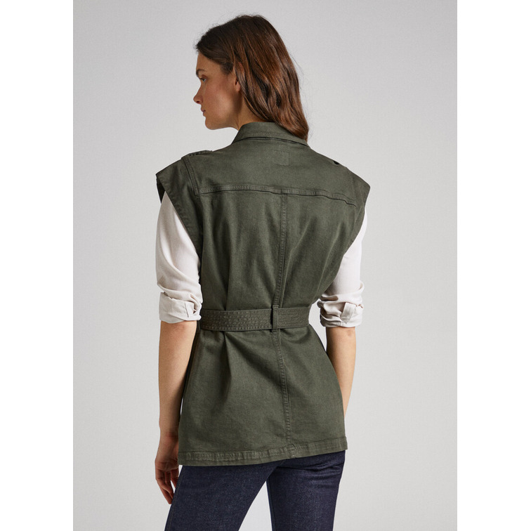 CHALECO CON CINTURÓN MUJER PEPE JEANS JOLINA
