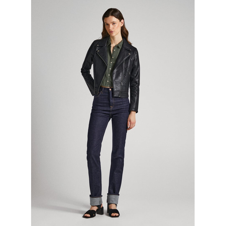 CAZADORA BIKER MUJER PEPE JEANS MASIE
