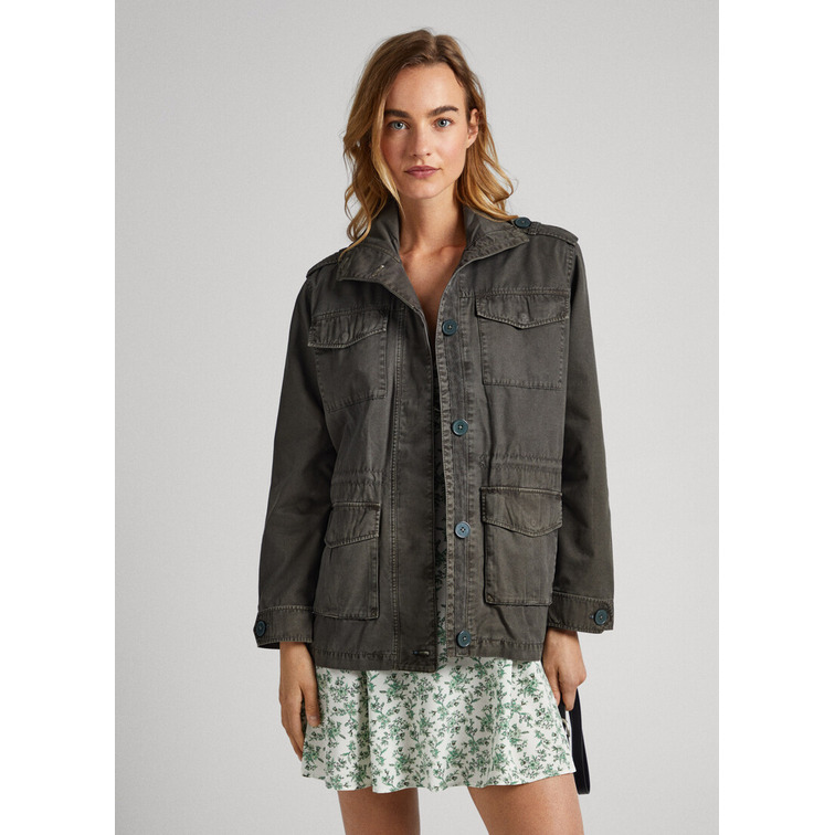 PARKA ALGODÓN CUELLO ALTO MUJER PEPE JEANS MERRY