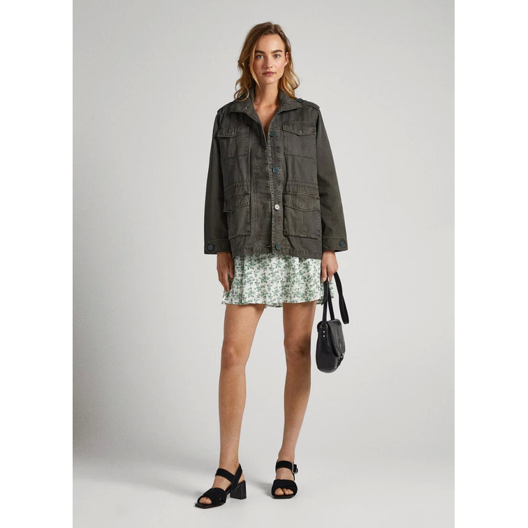 PARKA ALGODÓN CUELLO ALTO MUJER PEPE JEANS MERRY