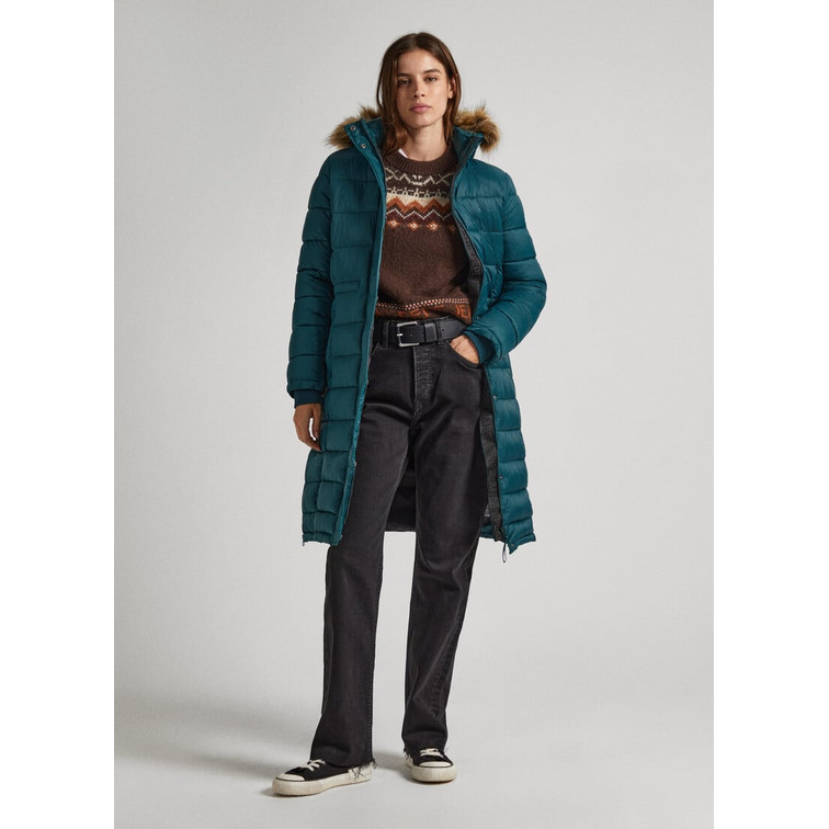 PLUMÍFERO LARGO ACOLCHADO MUJER PEPE JEANS MAY LONG