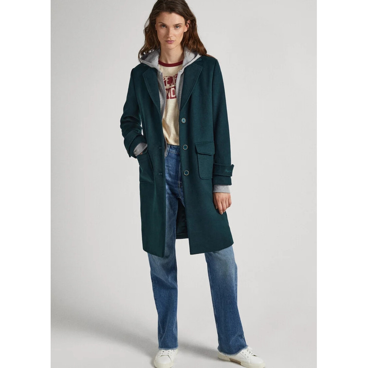 ABRIGO LARGO DE LANA MUJER PEPE JEANS NICA
