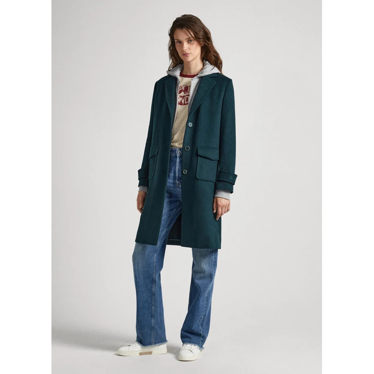ABRIGO LARGO DE LANA MUJER PEPE JEANS NICA