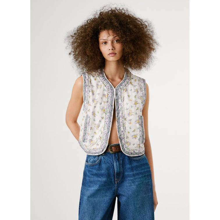 CHALECO REVERSIBLE MUJER PEPE JEANS ESTAMPADO