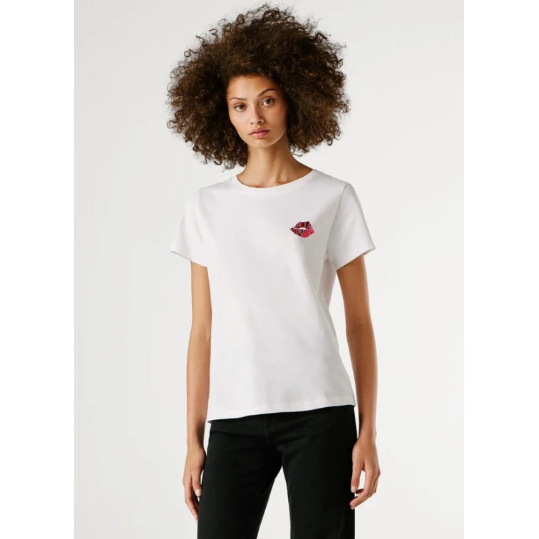 CAMISETA MUJER PEPE JEANS GRÁFICO ESTAMPADO