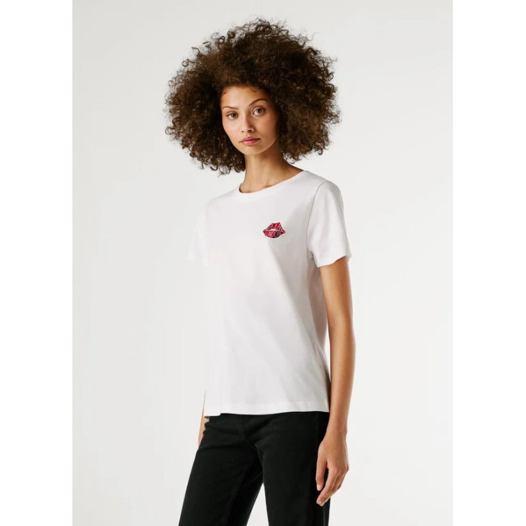CAMISETA MUJER PEPE JEANS GRÁFICO ESTAMPADO