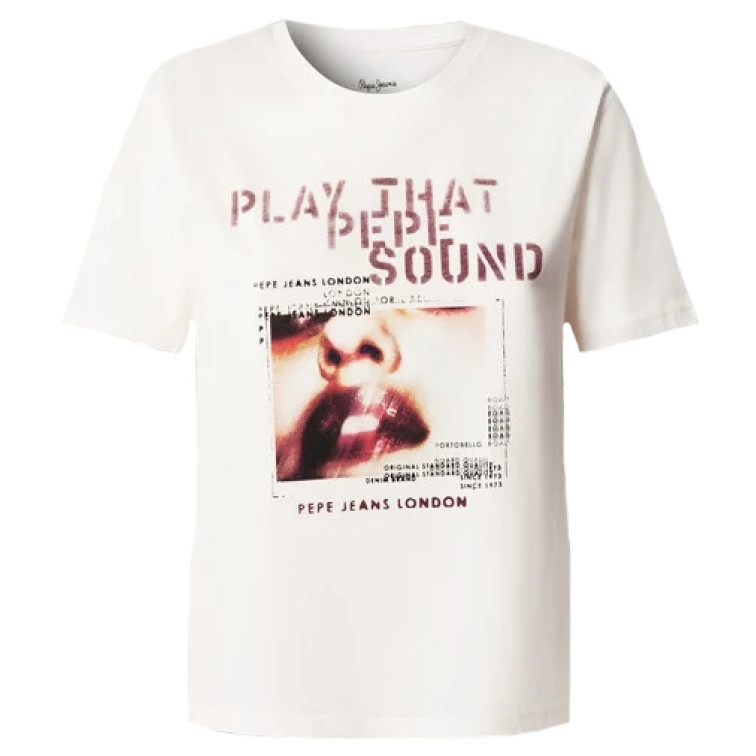 CAMISETA MUJER PEPE JEANS GRÁFICO ESTAMPADO
