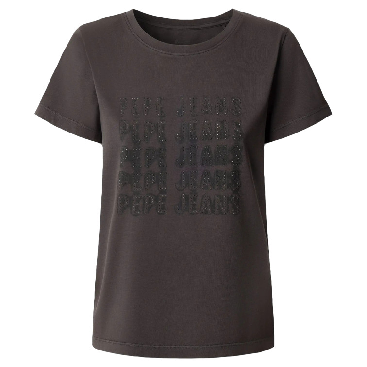 CAMISETA MUJER PEPE JEANS LOGO STRASS