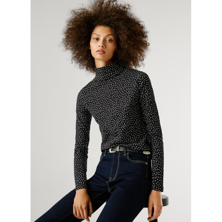 CAMISETA MUJER PEPE JEANS ESTAMPADO LUNARES